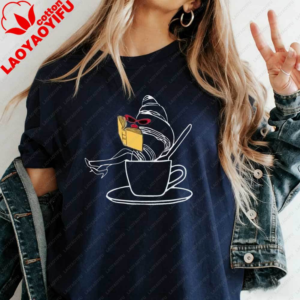 Funny Croissant Coffee Graphic TShirt for Women Cute Cartoon Food Meme Cotton Tshirt Summer Casual Tops Meme Streetwear Shirts 3XL
Funny Croissant Coffee Graphic TShirt for Women Cute Cartoon Food Meme Cotton Tshirt Summer Casual Tops Meme Streetwear Shirts 3XL
