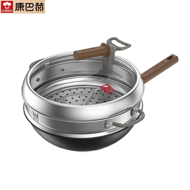 Kombach KGD-C32T 32cm Titanium Iron Stir-Fry Wok
Kombach KGD-C32T 32cm Titanium Iron Stir-Fry Wok