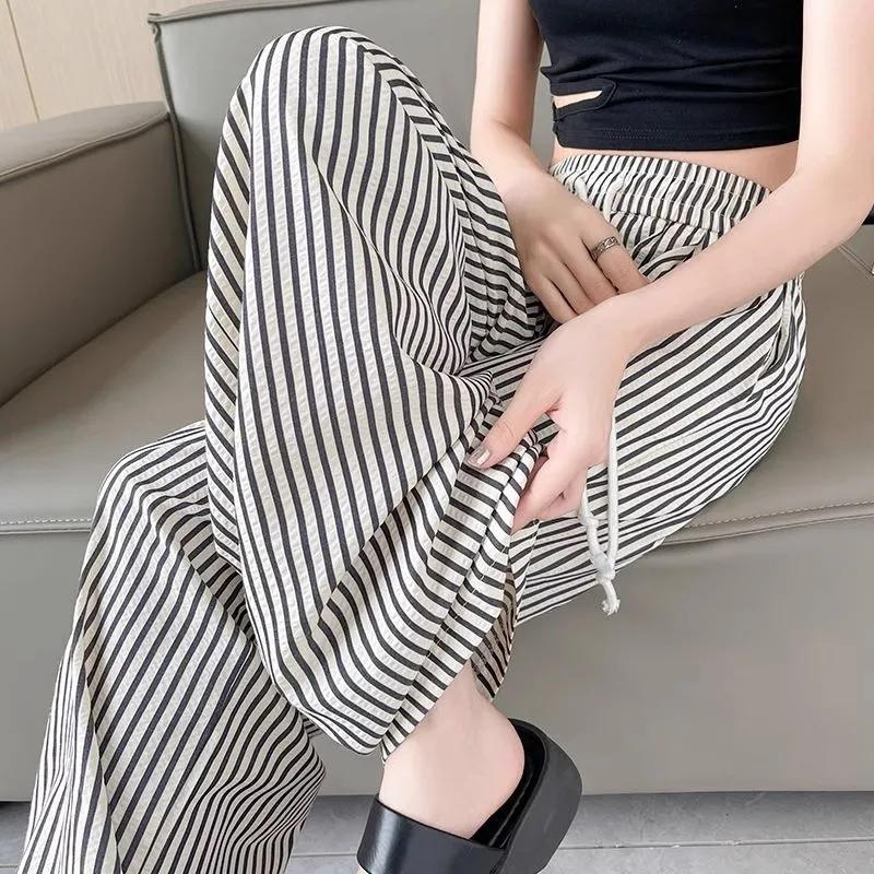 plus size drawstring sweatpants jogger Women wide leg Pants Retro High Waist stripe Elastic woman Pant black loose Long Trouser S чёрный
plus size drawstring sweatpants jogger Women wide leg Pants Retro High Waist stripe Elastic woman Pant black loose Long Trouser S чёрный