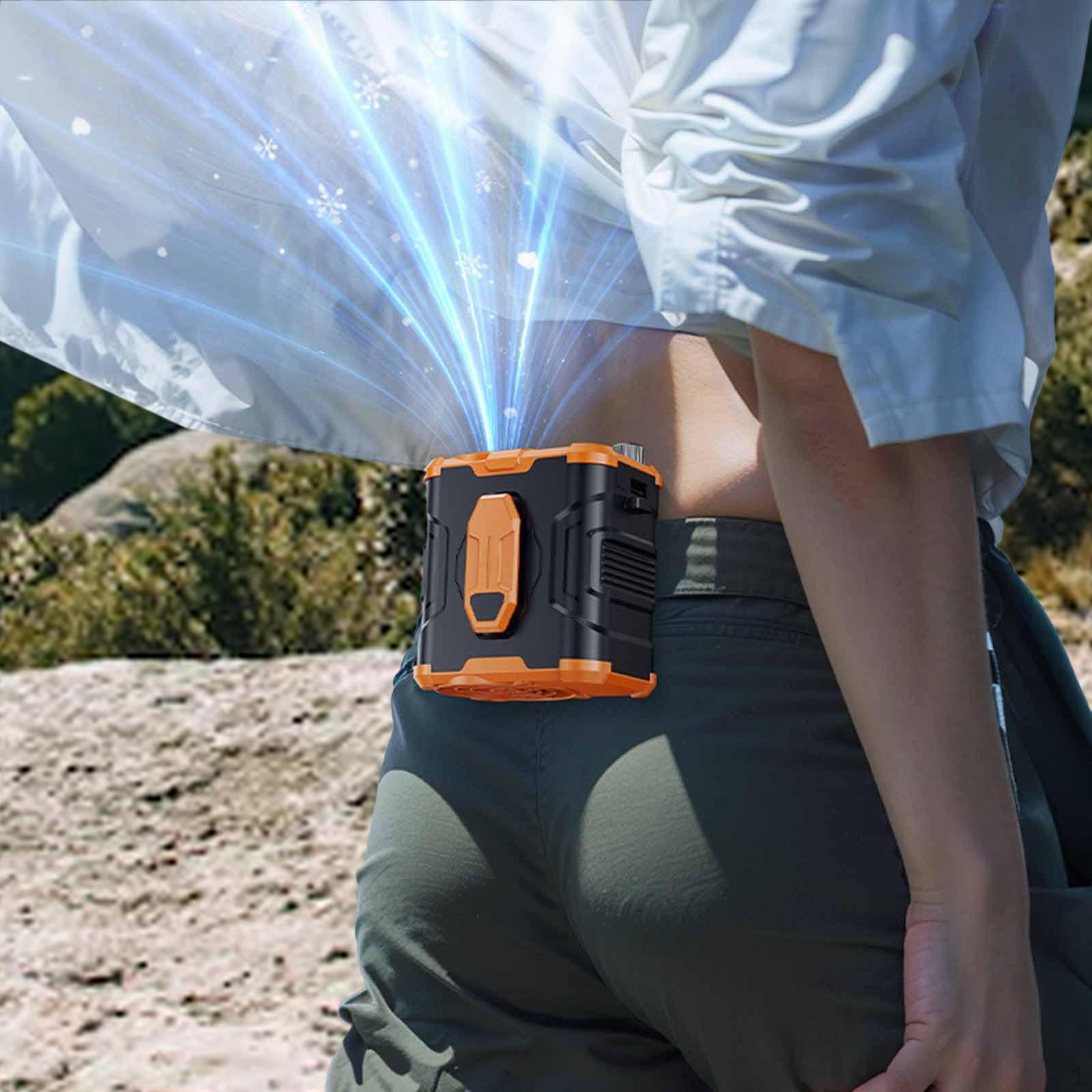 Adjustable Portable Waist Fan with USB Light And Strong Wind Neck Strap, Clip-on Belt for 8000mah
Adjustable Portable Waist Fan with USB Light And Strong Wind Neck Strap, Clip-on Belt for 8000mah