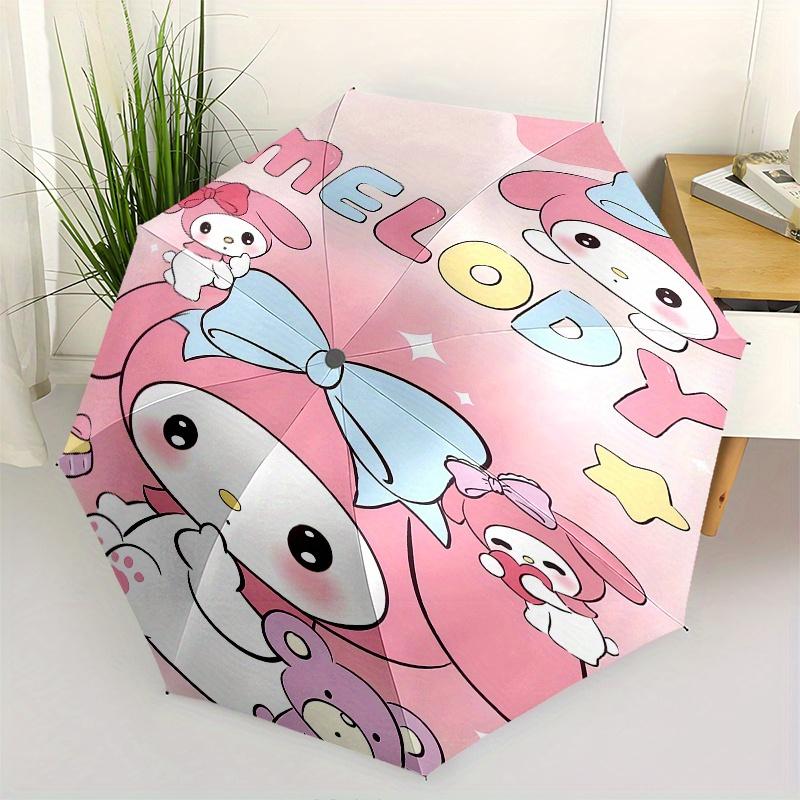 Melody,Kawaii Automatic Folding Umbrella-Simple 8-Rib Design, Bright Cartoon Pattern, Durable Iron Frame, Suitable For Travel, Outdoor, Beac
Melody,Kawaii Automatic Folding Umbrella-Simple 8-Rib Design, Bright Cartoon Pattern, Durable Iron Frame, Suitable For Travel, Outdoor, Beac