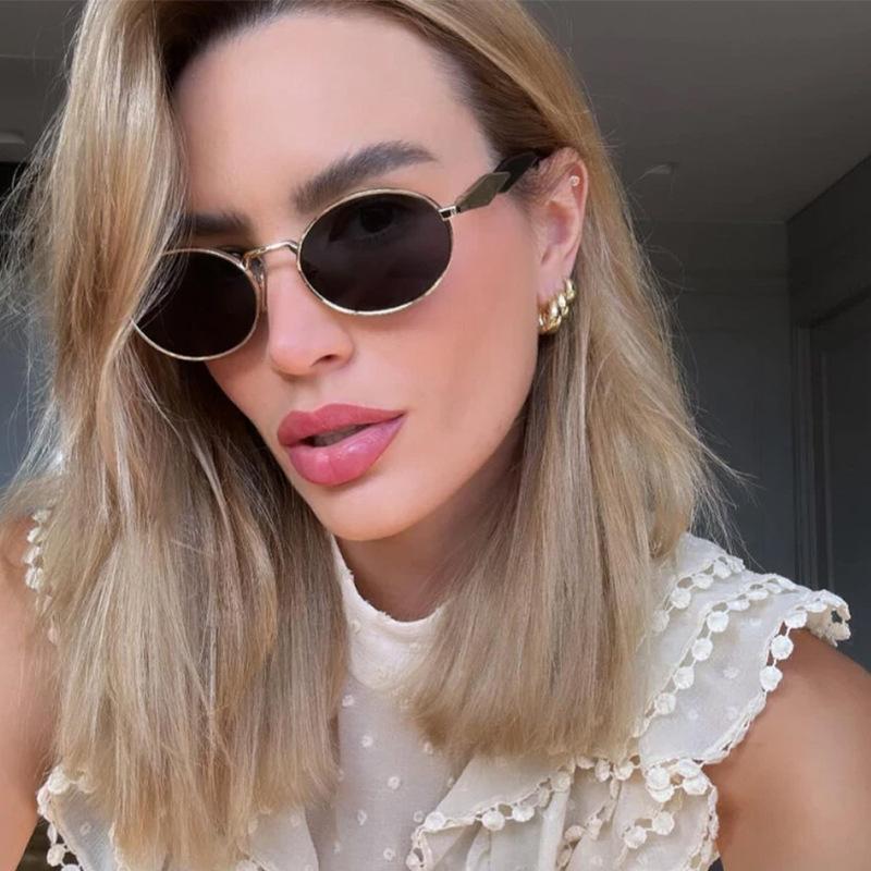 Sunglasses Women S Oval Frame Metal Glasses Sunscreen Sunglasses Men S Advanced Sense
Sunglasses Women S Oval Frame Metal Glasses Sunscreen Sunglasses Men S Advanced Sense