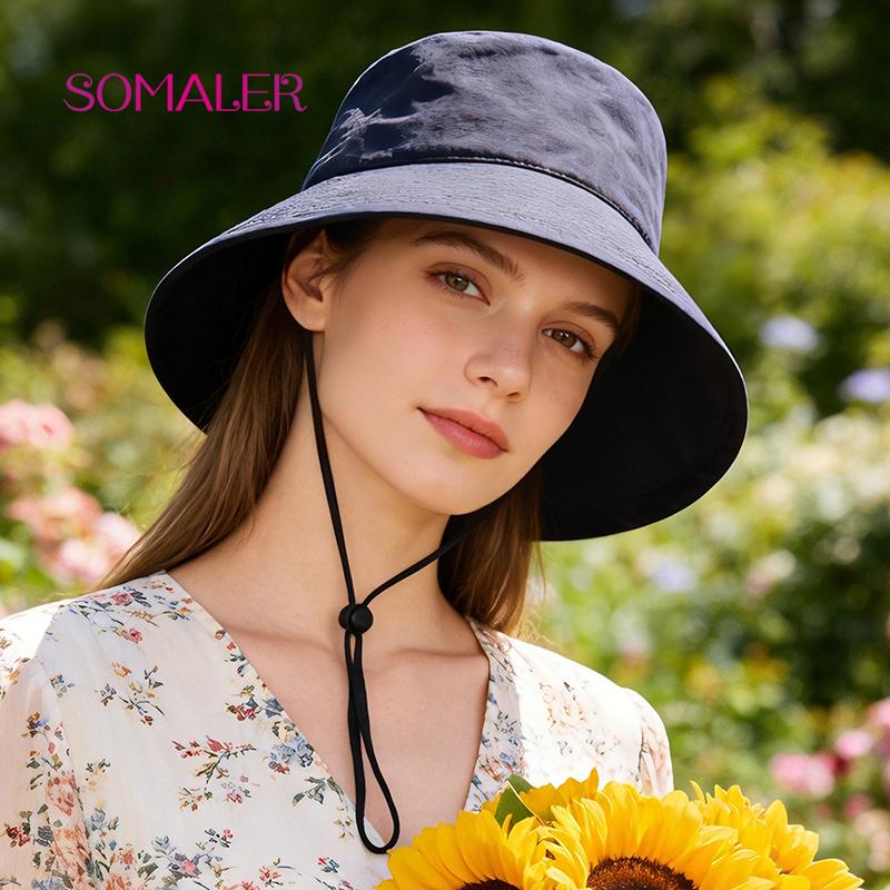 SOMALER Sun Hats for Women Classic and Elegant Bucket Hat UV Protection for Travel and Beach Outings One Size чёрный
SOMALER Sun Hats for Women Classic and Elegant Bucket Hat UV Protection for Travel and Beach Outings One Size чёрный