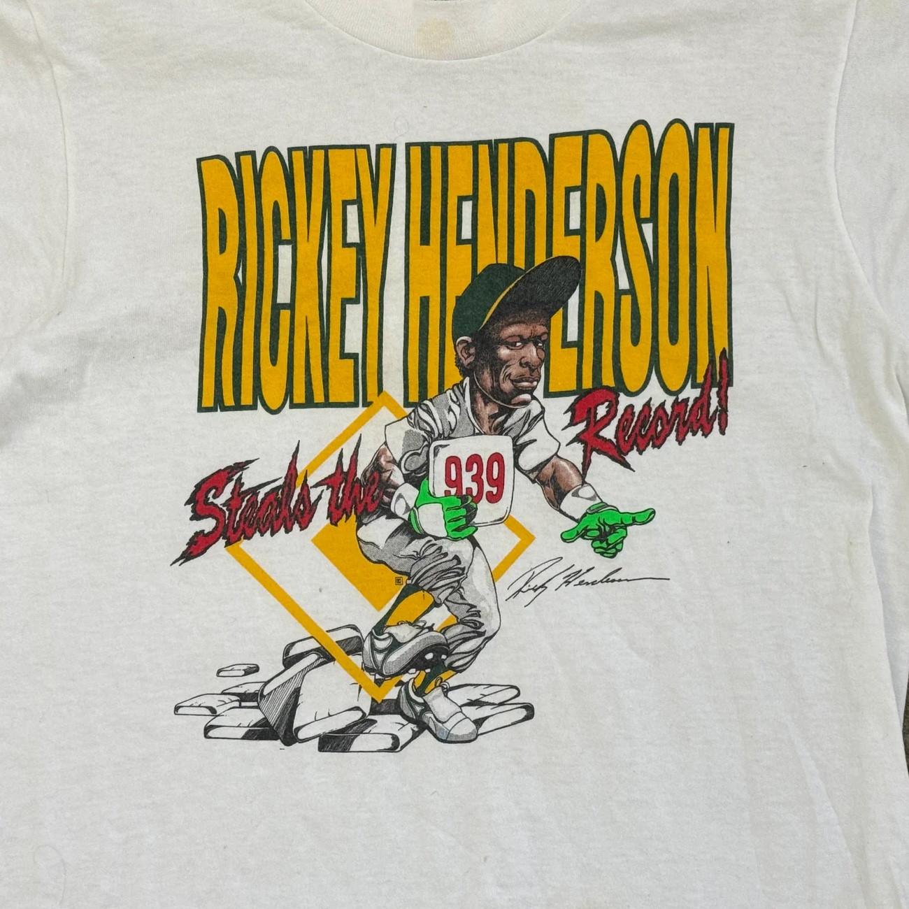 Rickey Henderson caricature MEMORY T-Shirt Mens Womens Tees Top Unisex All sizes JJ5021 3XL
Rickey Henderson caricature MEMORY T-Shirt Mens Womens Tees Top Unisex All sizes JJ5021 3XL