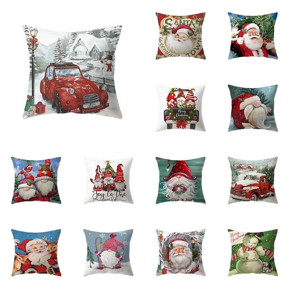 Santa Claus Christmas Theme Deer Print Pattern Cushion Cover Home Living Room Sofa Decoration Polyester Pillow Pillow Cover
Santa Claus Christmas Theme Deer Print Pattern Cushion Cover Home Living Room Sofa Decoration Polyester Pillow Pillow Cover