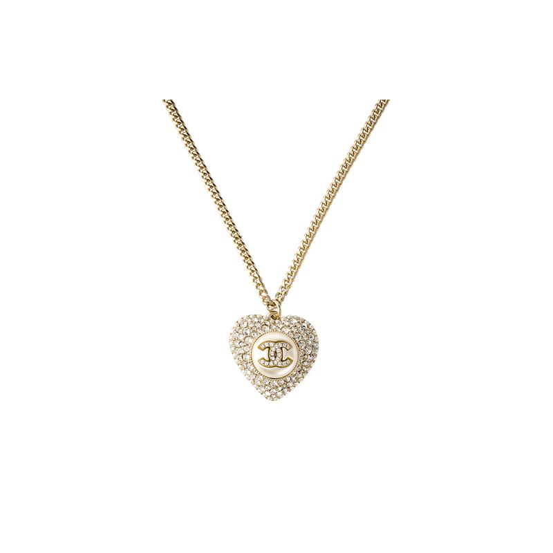 CHANEL full diamond love pendant pearl jewelry gold metal necklace women s model золотий
CHANEL full diamond love pendant pearl jewelry gold metal necklace women s model золотий