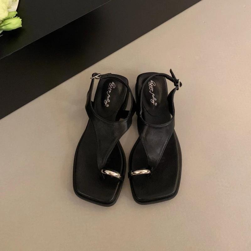 Модные женские сандалии 2025 Лето Новая мода Повседневная уличная пляжная обувь Сандалии-клинья с металлическим декором Zapatos Mujer 40 чёрный
Модные женские сандалии 2025 Лето Новая мода Повседневная уличная пляжная обувь Сандалии-клинья с металлическим декором Zapatos Mujer 40 чёрный