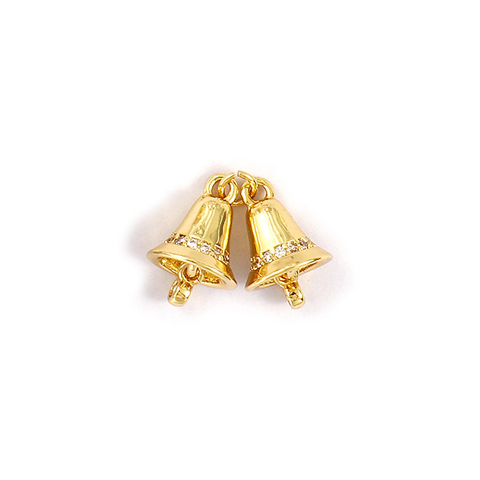 1 Piece Brass&Cubic Zirconia 3D Charms Multicolor Christmas Jingle Bell Imitation Pearl Pendants For DIY Necklace Jewelry Making
1 Piece Brass&Cubic Zirconia 3D Charms Multicolor Christmas Jingle Bell Imitation Pearl Pendants For DIY Necklace Jewelry Making