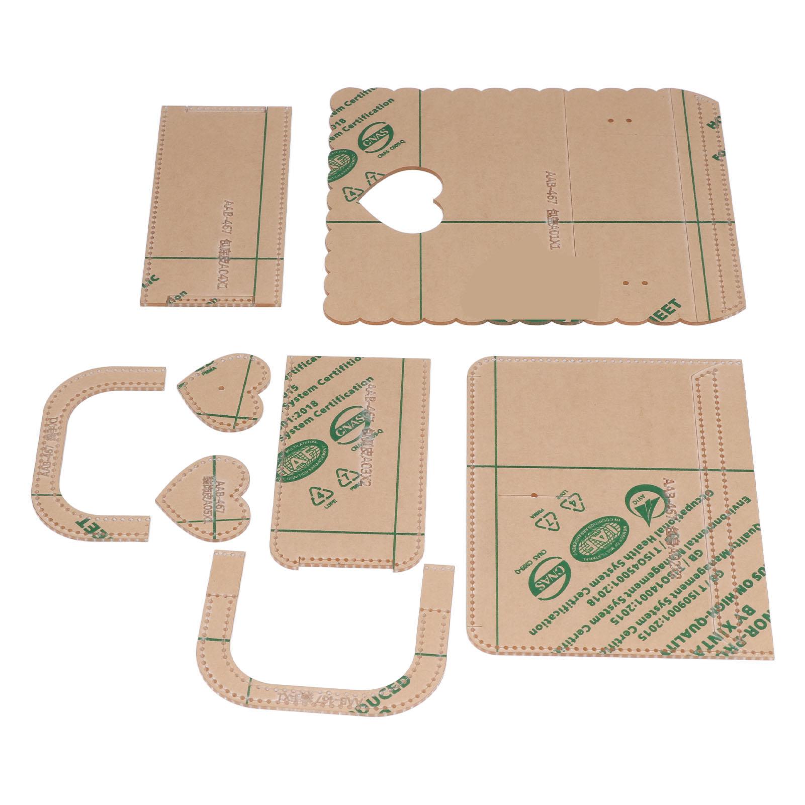 8 шт. акриловых шаблонов, многоразовых, в форме сердца, прозрачных, сделай сам, кожаные модели, доски для плеча
8 шт. акриловых шаблонов, многоразовых, в форме сердца, прозрачных, сделай сам, кожаные модели, доски для плеча