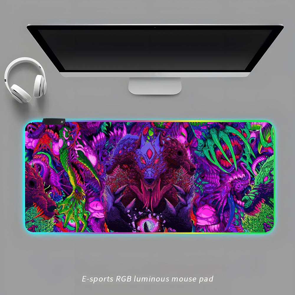Коврик для мыши Monster Abstract RGB Игровой коврик для мыши Настольный коврик HD Игровой Большой светодиодный XXL Коврики для мыши RGB600x300x3mm
Коврик для мыши Monster Abstract RGB Игровой коврик для мыши Настольный коврик HD Игровой Большой светодиодный XXL Коврики для мыши RGB600x300x3mm