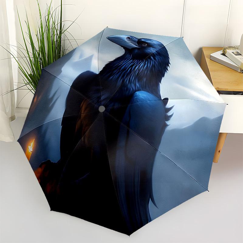 1pc Raven Print Automatic Folding Umbrella, 8-Rib Iron Frame, Casual Outdoor Accessory for Birthday Festival Gifts yy251128160
1pc Raven Print Automatic Folding Umbrella, 8-Rib Iron Frame, Casual Outdoor Accessory for Birthday Festival Gifts yy251128160