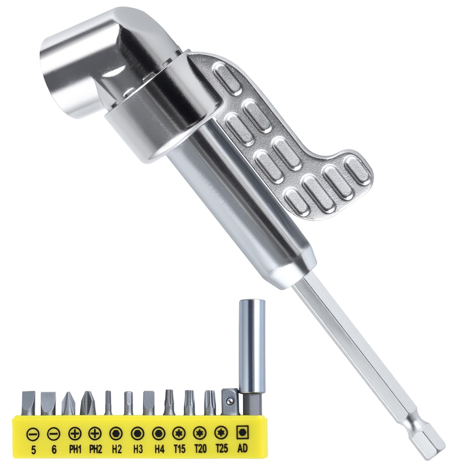 SPEEDWOX Drill Long Drill Attachment with Bend Driver Hex Driver Angle Hex Magnetic Bit Extension Drill Drill Angled Tool for Electric Drill
SPEEDWOX Drill Long Drill Attachment with Bend Driver Hex Driver Angle Hex Magnetic Bit Extension Drill Drill Angled Tool for Electric Drill