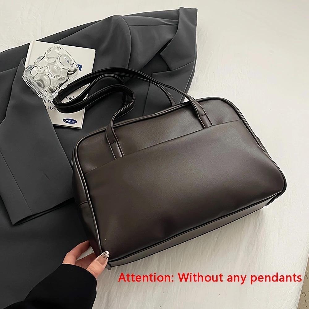Retro College-Style Single-Shoulder Bag, Versatile Large-Capacity Commuter Bag, Fashiable Bost Briefcase
Retro College-Style Single-Shoulder Bag, Versatile Large-Capacity Commuter Bag, Fashiable Bost Briefcase