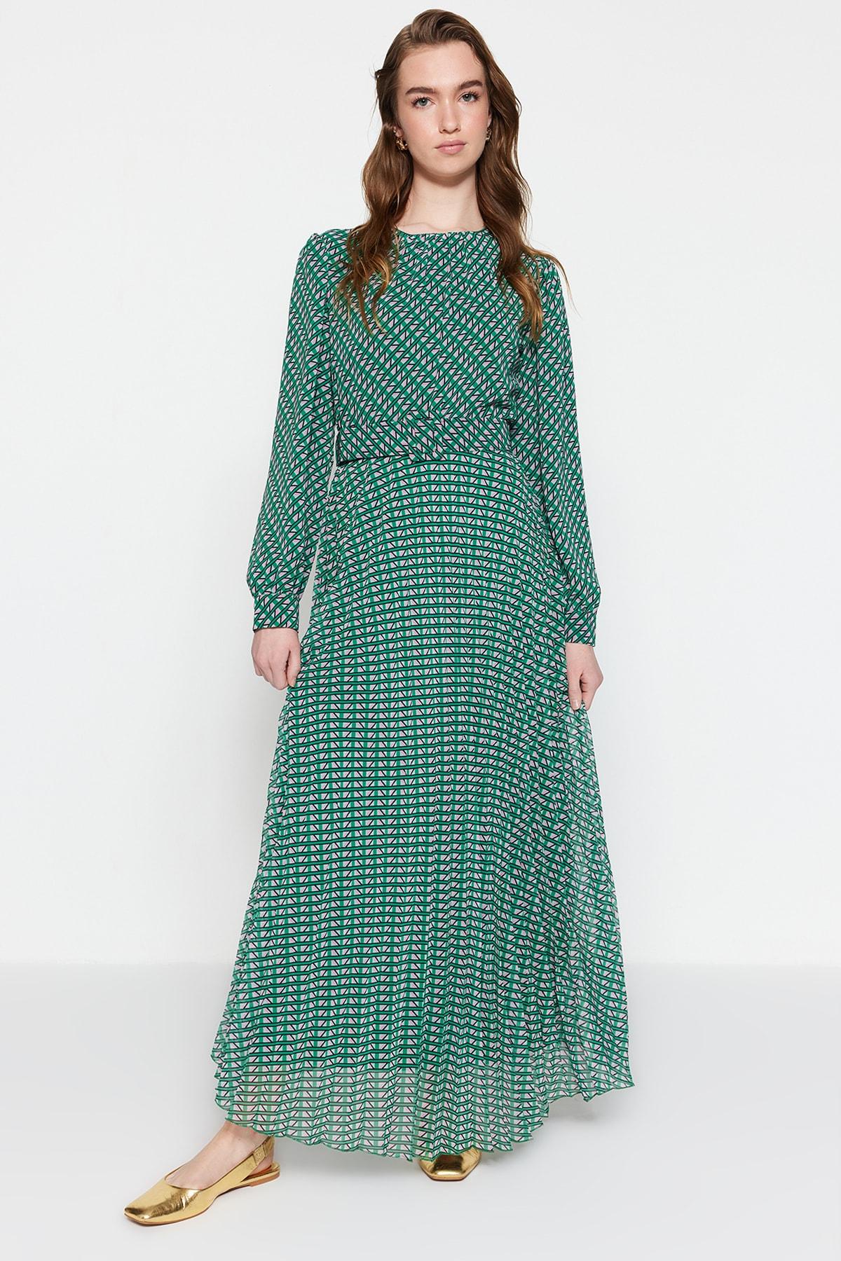 Платье - Зеленый - Скейтер
Платье - Зеленый - Скейтер