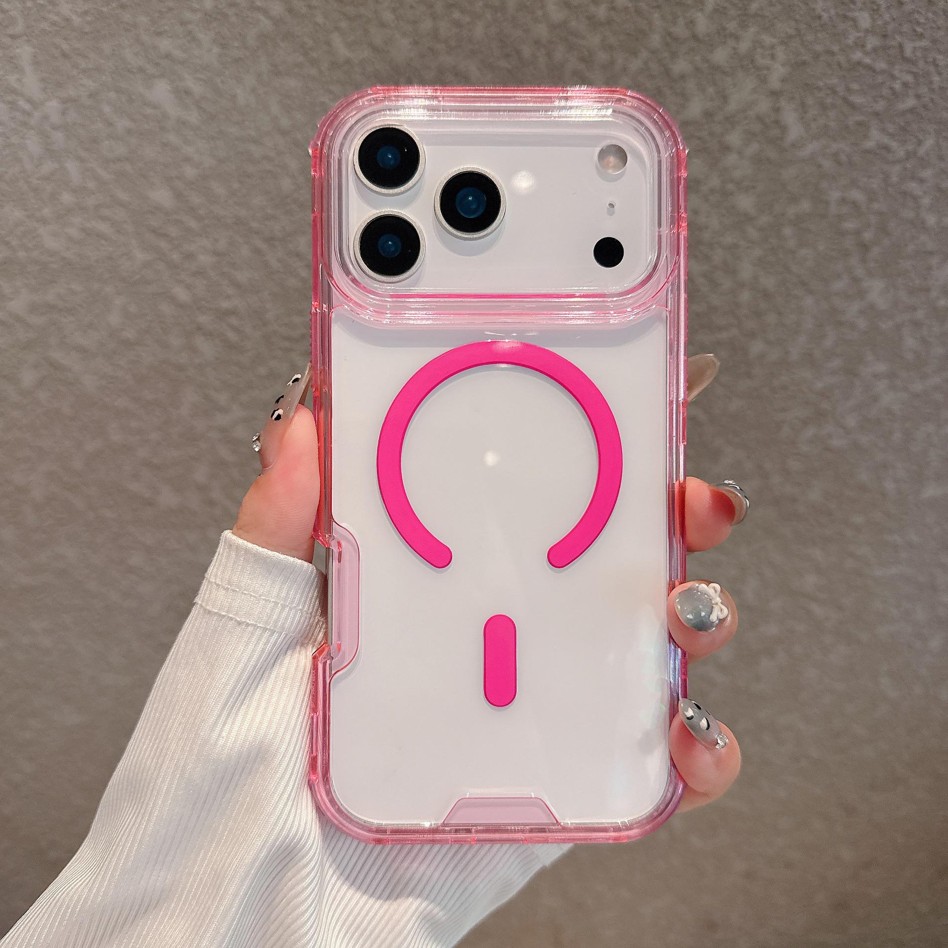 For IP17PROMAX Magnetic Phone Case Three-in-one Transparent Lanyard Anti-fall Phone Case For iPhone 17 Pro Max
For IP17PROMAX Magnetic Phone Case Three-in-one Transparent Lanyard Anti-fall Phone Case For iPhone 17 Pro Max