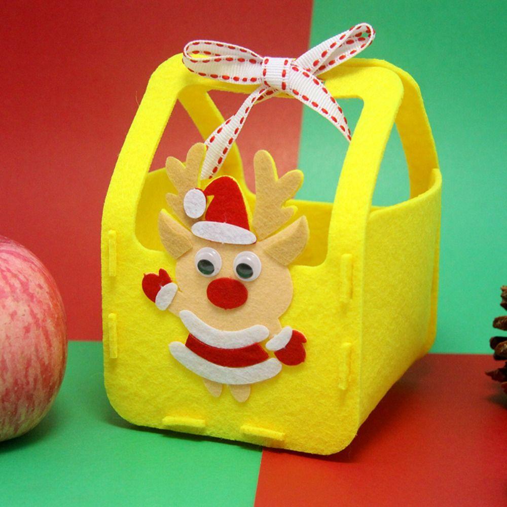 Non-woven Fabric DIY Christmas Bag Toy Christmas Tree Portable Elk Handbag Kids/Children Elk
Non-woven Fabric DIY Christmas Bag Toy Christmas Tree Portable Elk Handbag Kids/Children Elk