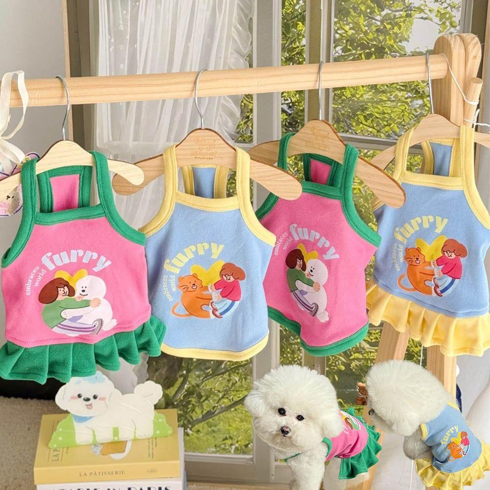 Thin Strap Dogs Vest Comfortable Fabric Small Dog Cat Dress T-Shirt Puppy Camisole Small Dog S-Blue Vest
Thin Strap Dogs Vest Comfortable Fabric Small Dog Cat Dress T-Shirt Puppy Camisole Small Dog S-Blue Vest