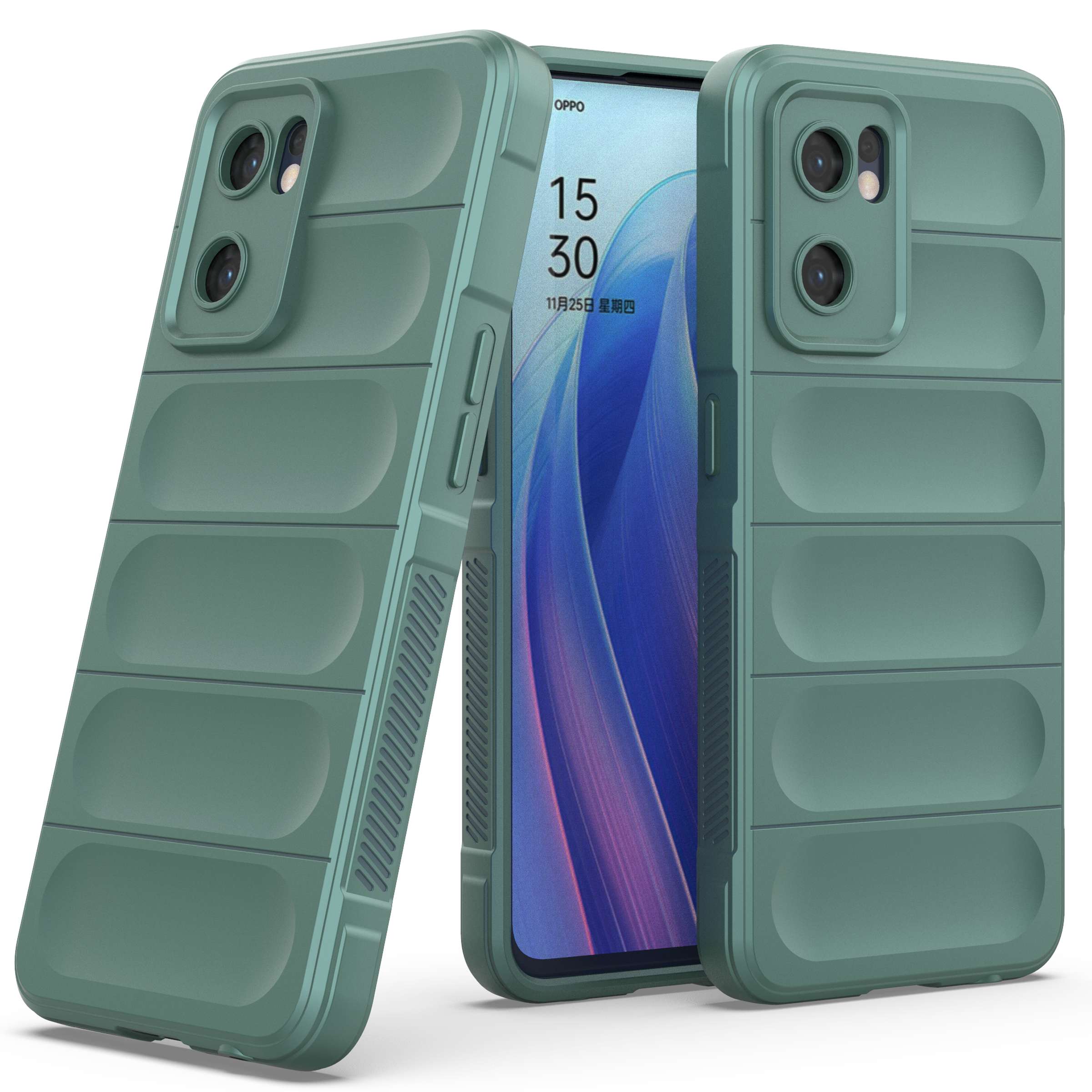 Soft TPU Back Cover for Oppo Reno7 5G (Global) Well-protected Anti-drop Rugged Phone Case Green
Soft TPU Back Cover for Oppo Reno7 5G (Global) Well-protected Anti-drop Rugged Phone Case Green