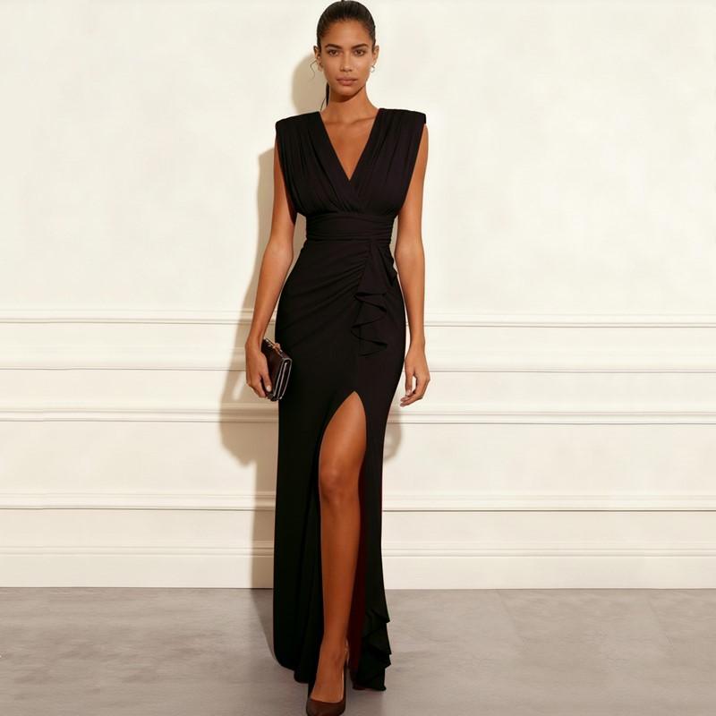 Sleeveless Plus size sexy new in dresses for women casual loose maxi long summer pencil dress XXL чорний
Sleeveless Plus size sexy new in dresses for women casual loose maxi long summer pencil dress XXL чорний