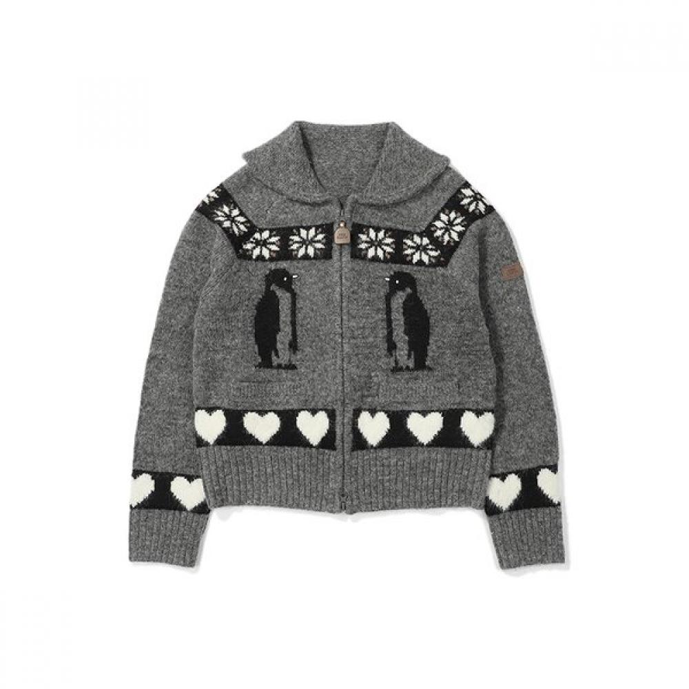 Bbc Earth Heart Penguin Cardigan Gray 100
Bbc Earth Heart Penguin Cardigan Gray 100