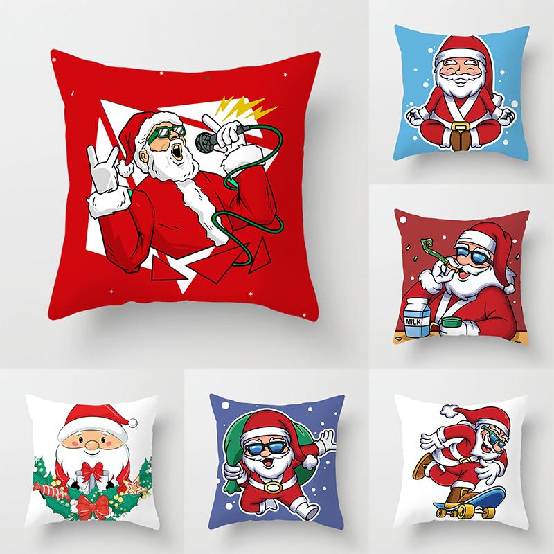 Hot selling trendy Santa Claus Christmas pillow set sofa gift home decoration pillow case Christmas gift pillow case
Hot selling trendy Santa Claus Christmas pillow set sofa gift home decoration pillow case Christmas gift pillow case