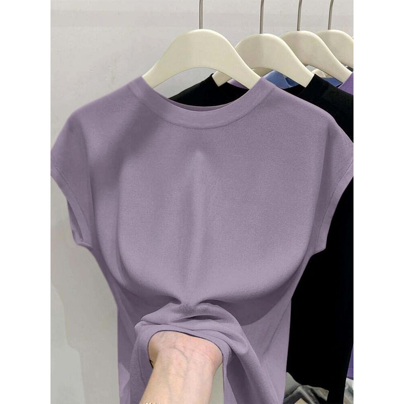 Новинка Лето Лиоцелл Тенсел круглый вырез Ледяной шелк Трикотаж Тонкий Свободный Пряжа Звездное небо Футболка с коротким рукавом Топ Женский Clove purple M
Новинка Лето Лиоцелл Тенсел круглый вырез Ледяной шелк Трикотаж Тонкий Свободный Пряжа Звездное небо Футболка с коротким рукавом Топ Женский Clove purple M