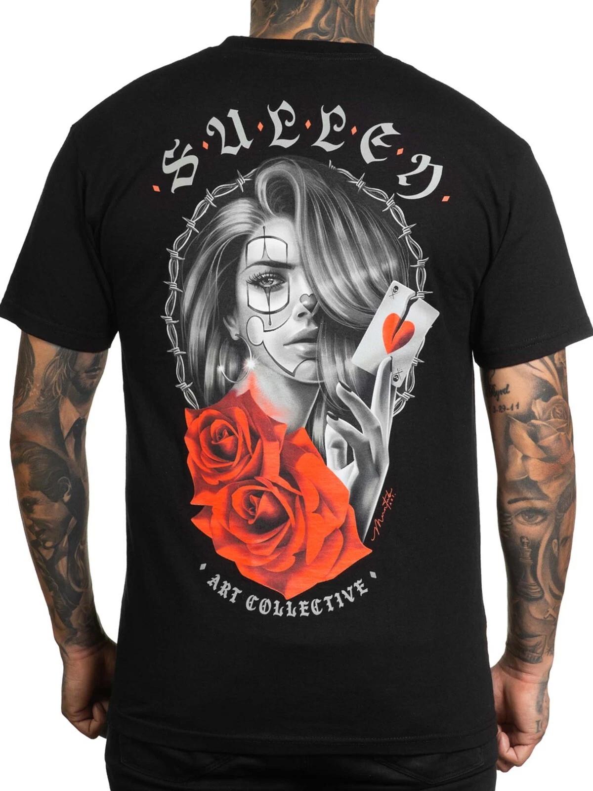 Sullen Men s Broken Heart Short Sleeve Standard T-shirt Tattoo Poker Style Tee 2XL
Sullen Men s Broken Heart Short Sleeve Standard T-shirt Tattoo Poker Style Tee 2XL