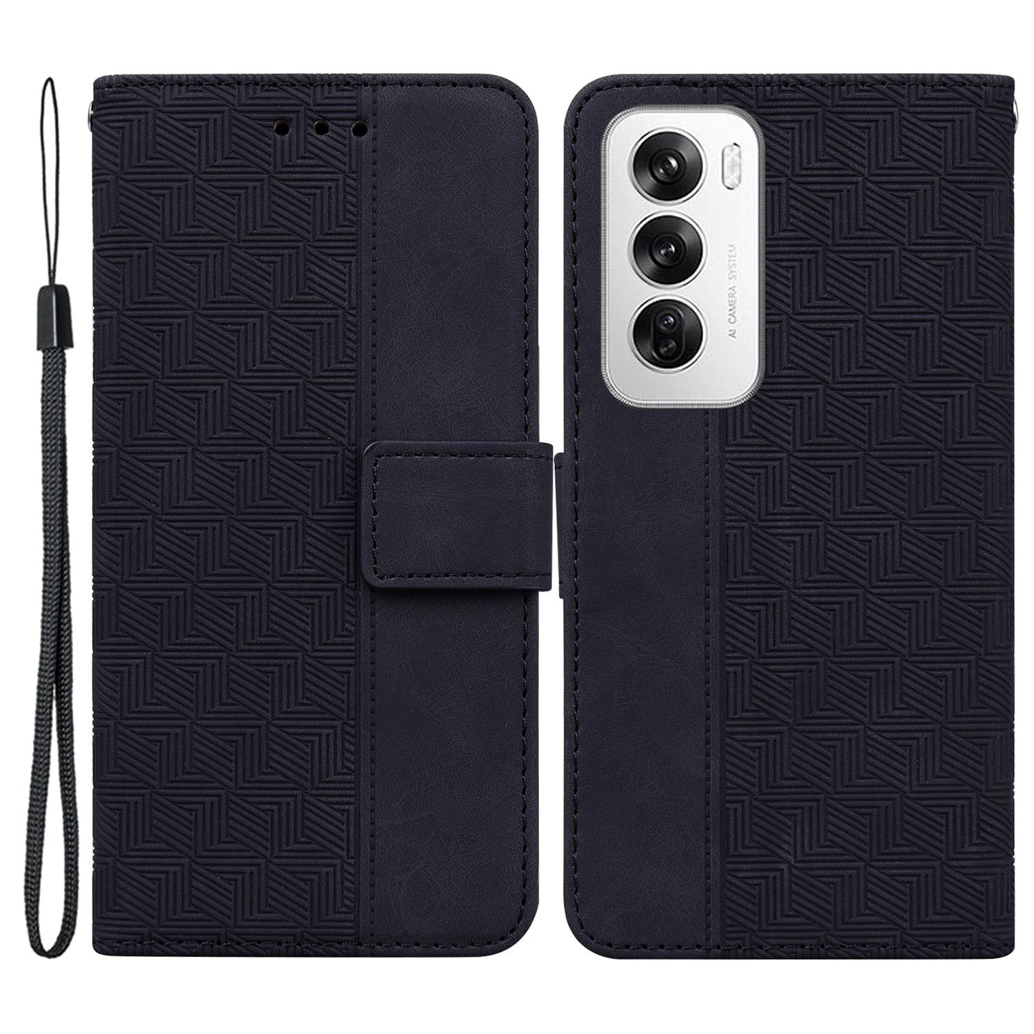 For Oppo Reno12 5G (Global) Wallet Phone Case Geometry Pattern Leather Flip Cover Black
For Oppo Reno12 5G (Global) Wallet Phone Case Geometry Pattern Leather Flip Cover Black