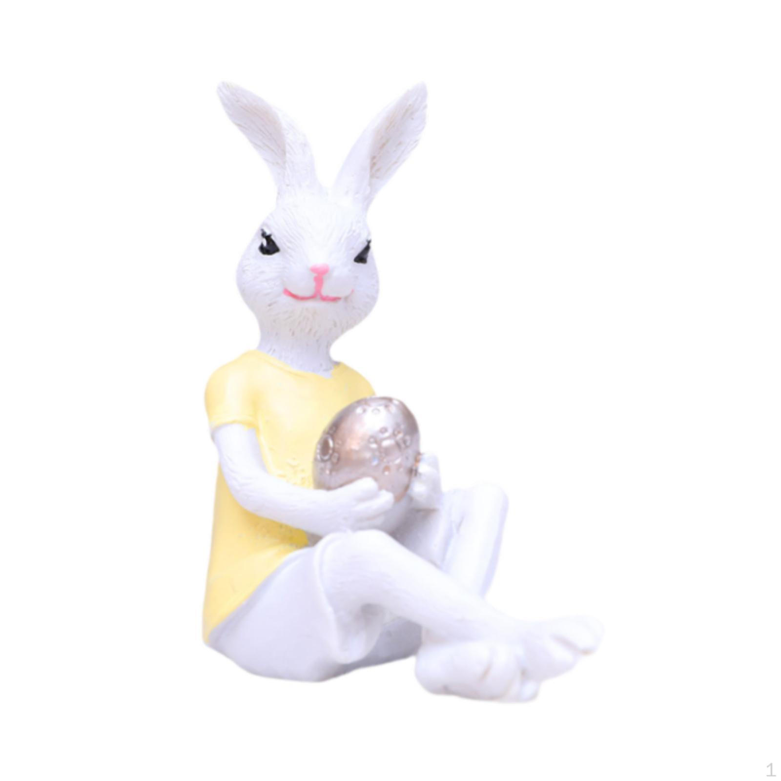 Decorative Easter Bunny Figurine Made of Resin, Ornament, Creative Animal Sculpture, Collector s жовтий
Decorative Easter Bunny Figurine Made of Resin, Ornament, Creative Animal Sculpture, Collector s жовтий