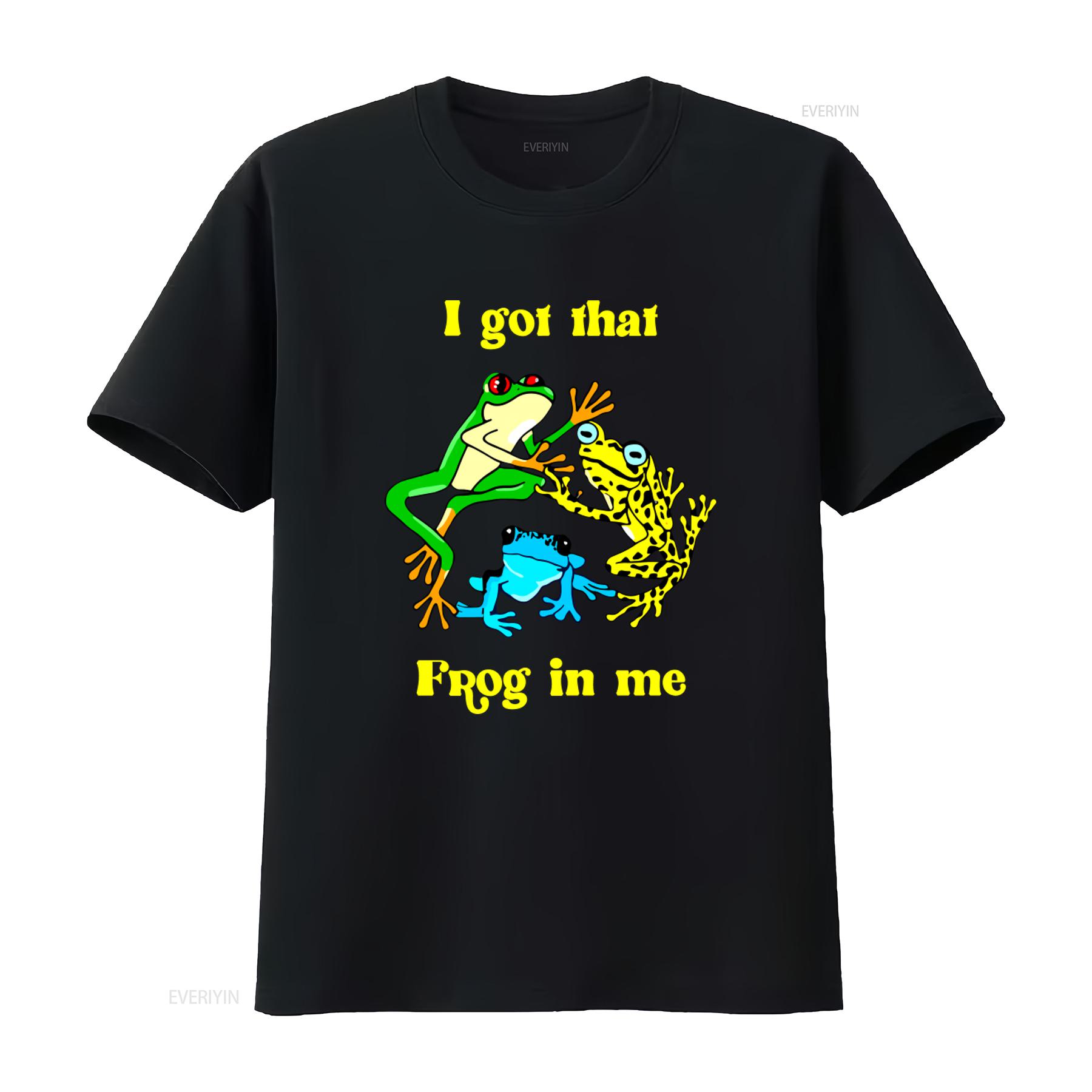 I Got That Frog in Me T Shirt Colorful Frogs Print Funny Animal vintage Washed graphic Breathable designer clothes fashion 4XL
I Got That Frog in Me T Shirt Colorful Frogs Print Funny Animal vintage Washed graphic Breathable designer clothes fashion 4XL