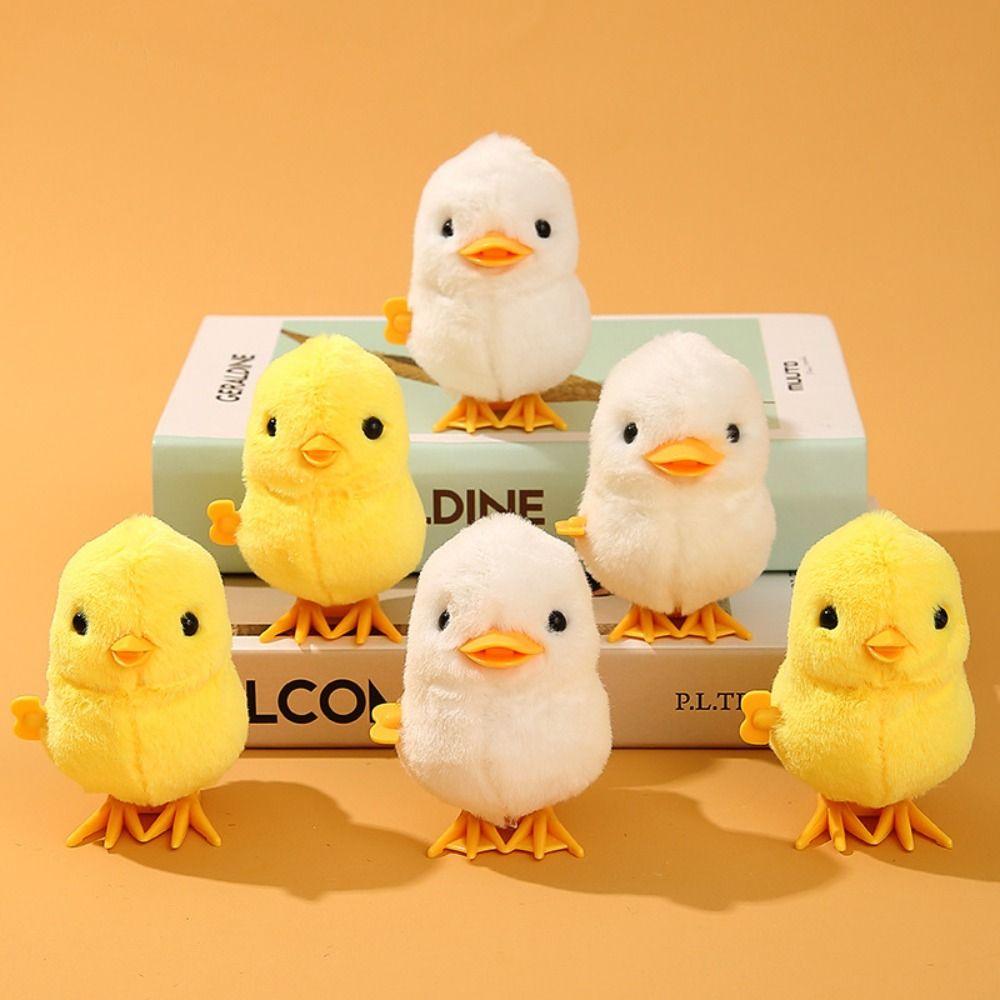 Lifelike Clockwork Spring Chicken Toy Plush Guide Baby Crawling Toy Duck Wind Up Jumping Toy Gifts
Lifelike Clockwork Spring Chicken Toy Plush Guide Baby Crawling Toy Duck Wind Up Jumping Toy Gifts