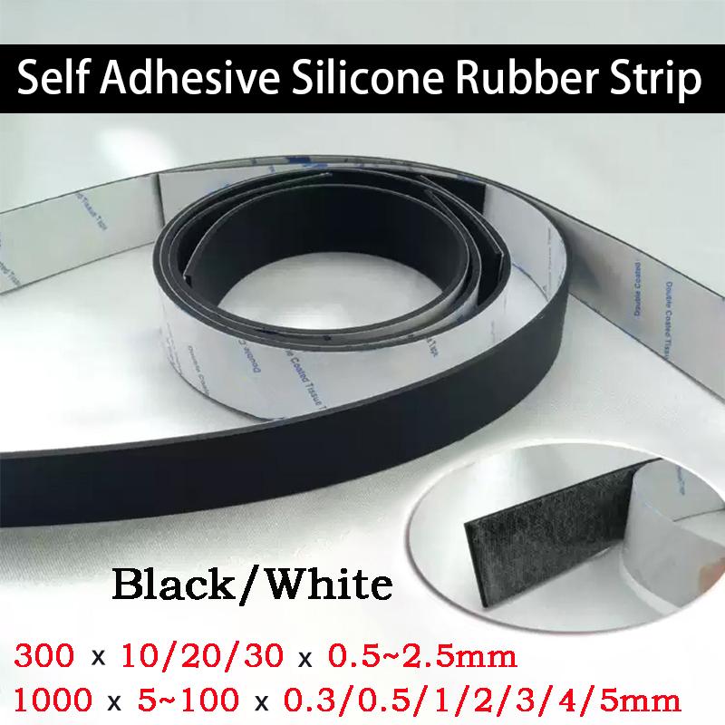 Length 300mm/1000mm Thickness 0.3~5mm Black/White Self Adhesive Silicone Rubber Strip Pad Non-slip Shock-Absorbing Rubber Pad 300x10x0.5mm 1pcs чёрный
Length 300mm/1000mm Thickness 0.3~5mm Black/White Self Adhesive Silicone Rubber Strip Pad Non-slip Shock-Absorbing Rubber Pad 300x10x0.5mm 1pcs чёрный