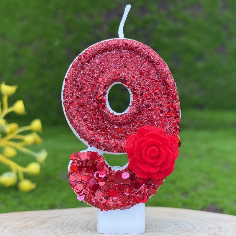 Rose Flower Number Birthday Candle Cake Party Decoration First Birthday Celebration Handmade Diy Birthday Candle 9
Rose Flower Number Birthday Candle Cake Party Decoration First Birthday Celebration Handmade Diy Birthday Candle 9