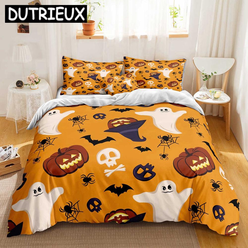 Halloween Cartoon Pumpkin Duvet Cover Set Floral Bed Linen Modern Home Textiles Fashion Bedding Sets EU single(135x200cm)
Halloween Cartoon Pumpkin Duvet Cover Set Floral Bed Linen Modern Home Textiles Fashion Bedding Sets EU single(135x200cm)