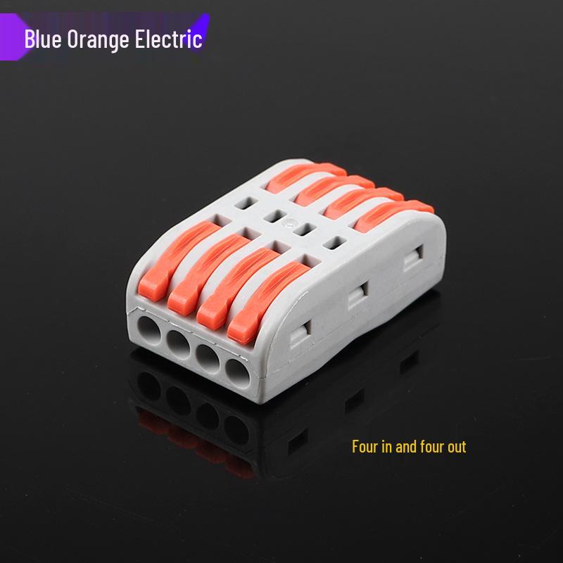 PCT-224 Quick Wiring Terminal: 4-In/4-Out Lighting Connection Tool
PCT-224 Quick Wiring Terminal: 4-In/4-Out Lighting Connection Tool