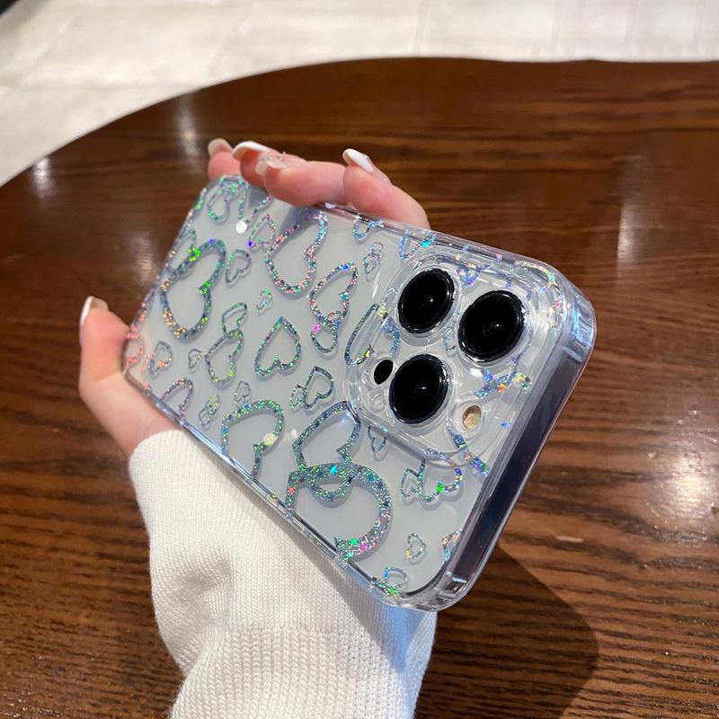 Прозрачный чехол для телефона с блестящим леопардовым узором Love Heart для iPhone 14 13 12 Pro Max 11 14 IMD
Прозрачный чехол для телефона с блестящим леопардовым узором Love Heart для iPhone 14 13 12 Pro Max 11 14 IMD