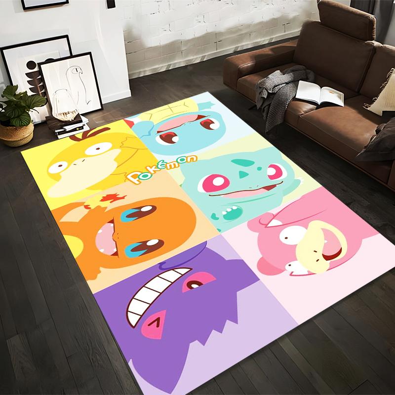 Colorful Cartoon Style Pokémon Character Rug for Kids Room Decor Suitable for use as an anti-slip for living room bedroom sofas 40x60cm( 15x23in )
Colorful Cartoon Style Pokémon Character Rug for Kids Room Decor Suitable for use as an anti-slip for living room bedroom sofas 40x60cm( 15x23in )