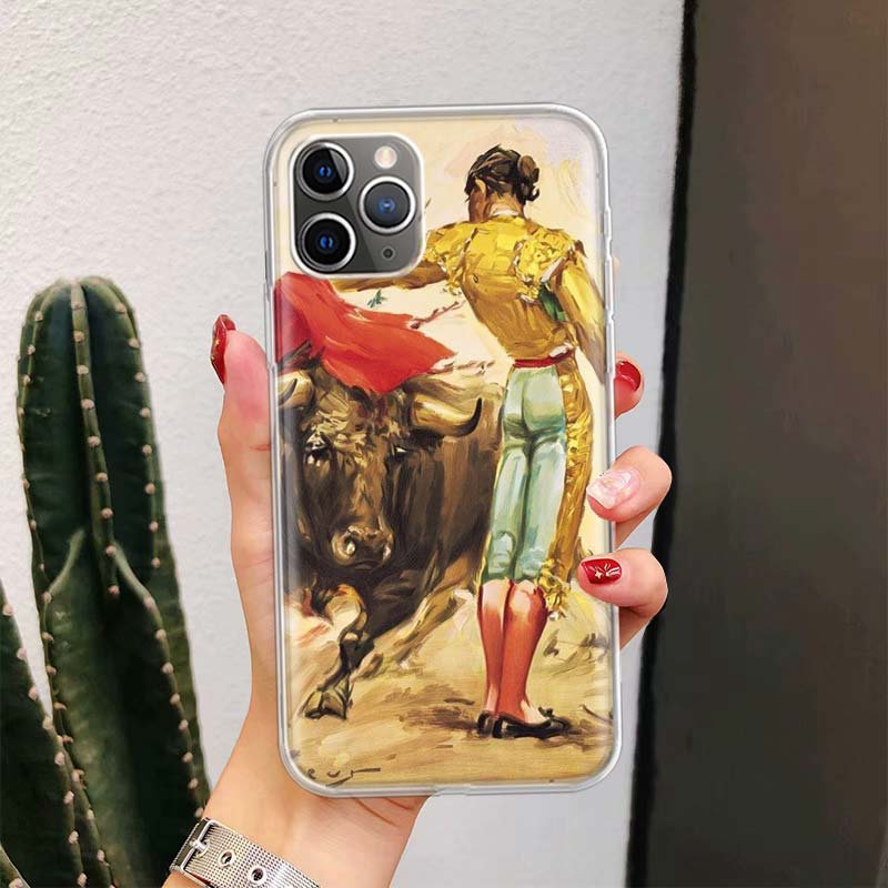 Bullfight Bull Fighter Matador For iPhone 17 Air 16 15 14 Plus 13 Mini 12 11 Pro Max Phone Case 16E 7 Print 8 SE Fundas Cover So iPhone 17 Pro
Bullfight Bull Fighter Matador For iPhone 17 Air 16 15 14 Plus 13 Mini 12 11 Pro Max Phone Case 16E 7 Print 8 SE Fundas Cover So iPhone 17 Pro