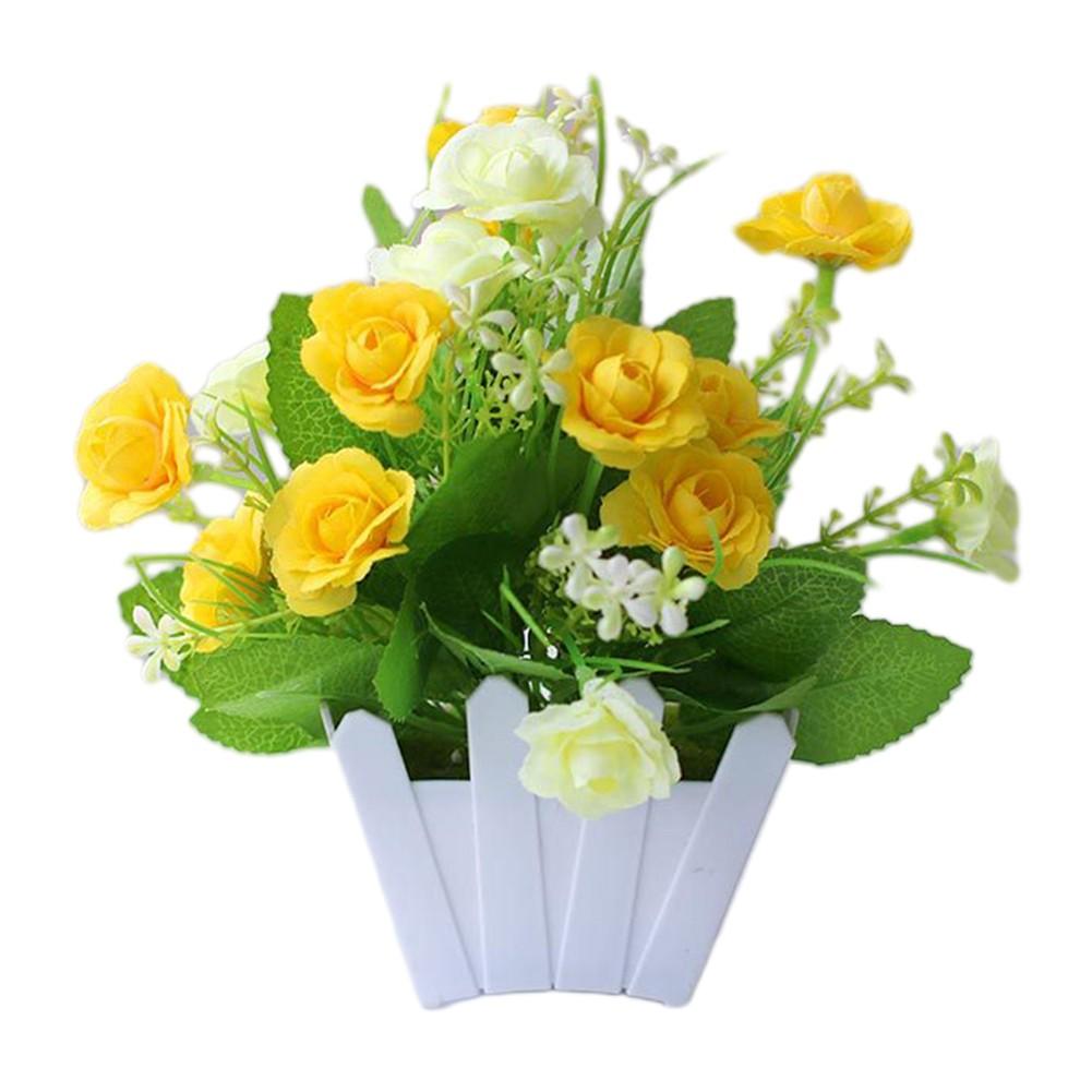 Искусственные растения в горшках Симуляция Роза Забор Цветок Свадьба Домашние Украшения жёлтый
Искусственные растения в горшках Симуляция Роза Забор Цветок Свадьба Домашние Украшения жёлтый