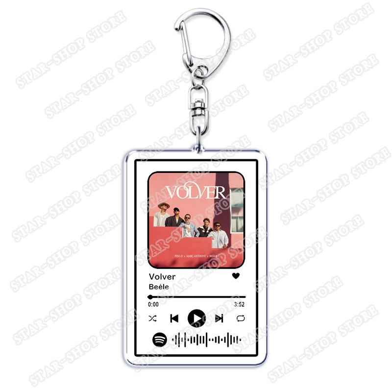 Popular Singer Keychains for Women Accessories Bag Music Code Vagabundo Loco Mi Refe La Plena Keying Jewelry Fans Friends Gifts
Popular Singer Keychains for Women Accessories Bag Music Code Vagabundo Loco Mi Refe La Plena Keying Jewelry Fans Friends Gifts