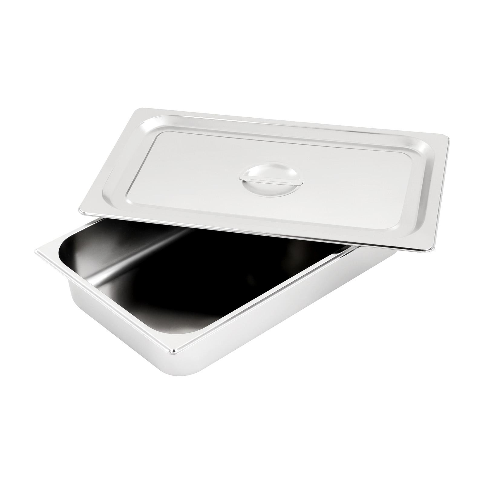 4-Pack Hotel Pans Commercial Steam Table Pan w/ Lid Stainless Steel Food Pan United States
4-Pack Hotel Pans Commercial Steam Table Pan w/ Lid Stainless Steel Food Pan United States