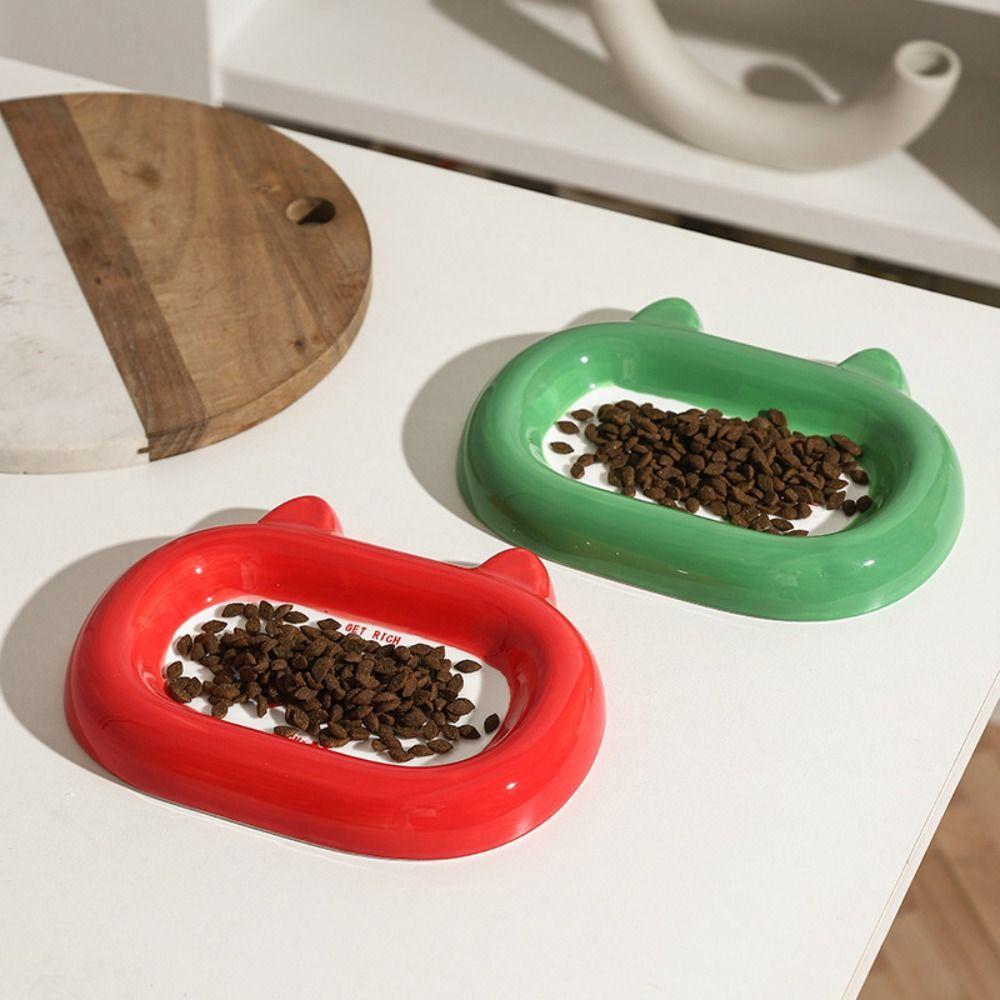 Ceramics Pet Cat Food Bowl Cat Ear Shaped Water Bowl Durable Dog Food Bowl For Pet Cat Style 5
Ceramics Pet Cat Food Bowl Cat Ear Shaped Water Bowl Durable Dog Food Bowl For Pet Cat Style 5