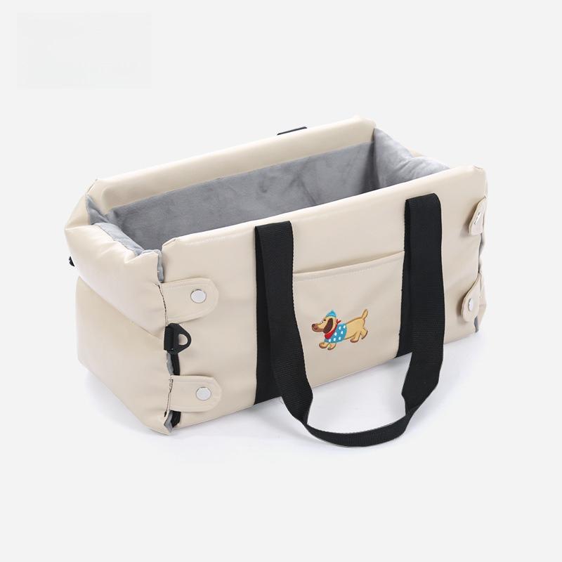 Central Control Car Dog Bed Small Dog Cat Safety Seat Front Row Hand-held Pet Bed Travel Car Mat Suitable for Small and Medium-sized Pets Kennel 50x21x23cm
Central Control Car Dog Bed Small Dog Cat Safety Seat Front Row Hand-held Pet Bed Travel Car Mat Suitable for Small and Medium-sized Pets Kennel 50x21x23cm