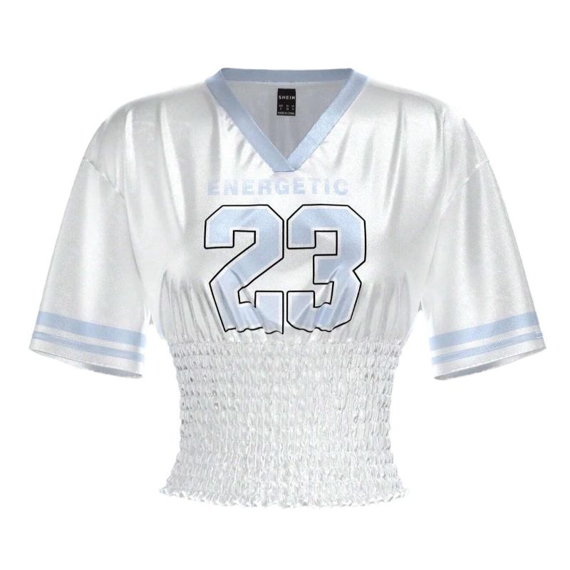 European and American summer street letter printed slim fit V-neck short T-shirt XL белый
European and American summer street letter printed slim fit V-neck short T-shirt XL белый