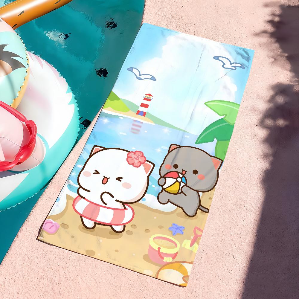 1pc soft waterproof Cartoon Cute Peach-Mochi Cat Towel Quick Dry Soft Yoga Swimming Fitness Mountain Climbing Large Beach Towels W30*H60(CM)
1pc soft waterproof Cartoon Cute Peach-Mochi Cat Towel Quick Dry Soft Yoga Swimming Fitness Mountain Climbing Large Beach Towels W30*H60(CM)