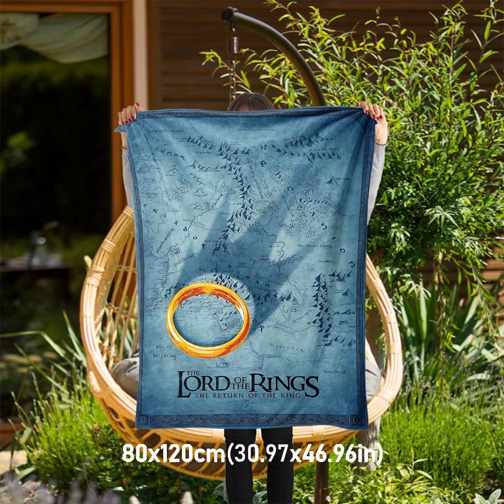 1pc Middle-earth, The One Ring, The Shire - Throw Blanket, Soft, Flannel Blankets, Living Room, All Seasons Use-1021002 80x120cm
1pc Middle-earth, The One Ring, The Shire - Throw Blanket, Soft, Flannel Blankets, Living Room, All Seasons Use-1021002 80x120cm