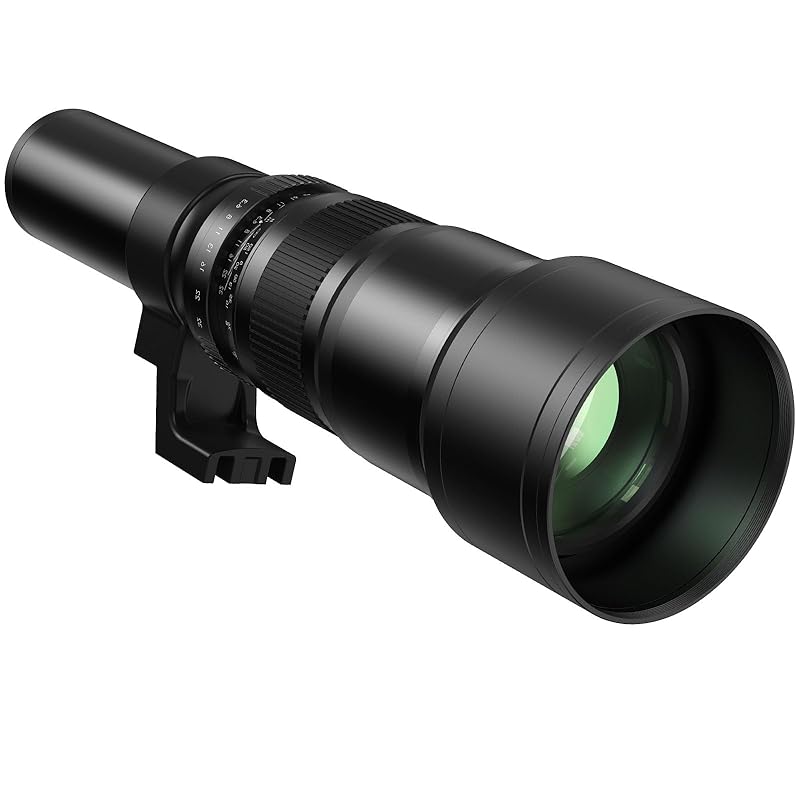 Lightdow 500mm F/6.3-32 large size Telephoto lens SLR lens compatible Nikon D3100 D3200 D3300 D3400 D3500 D5100 D5200 D5300 D5500 D5600 D7100 D7200
Lightdow 500mm F/6.3-32 large size Telephoto lens SLR lens compatible Nikon D3100 D3200 D3300 D3400 D3500 D5100 D5200 D5300 D5500 D5600 D7100 D7200
