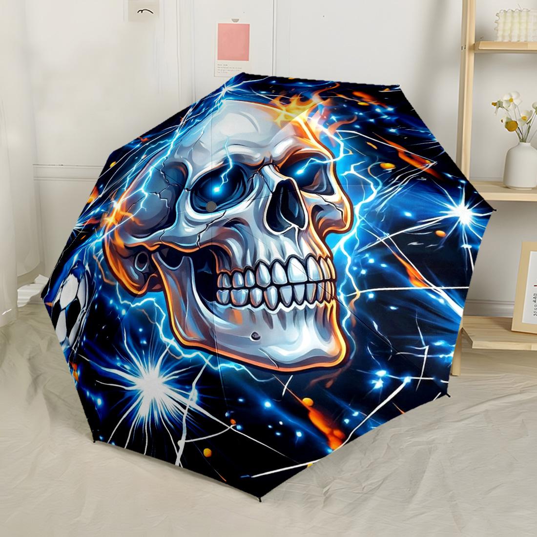 Skull in Floral Bow Compact Travel Automatic Umbrella Compact 8 Rib Lightweight Lightweight for Women Men Stylish Accessory Wedding Party Gift
Skull in Floral Bow Compact Travel Automatic Umbrella Compact 8 Rib Lightweight Lightweight for Women Men Stylish Accessory Wedding Party Gift