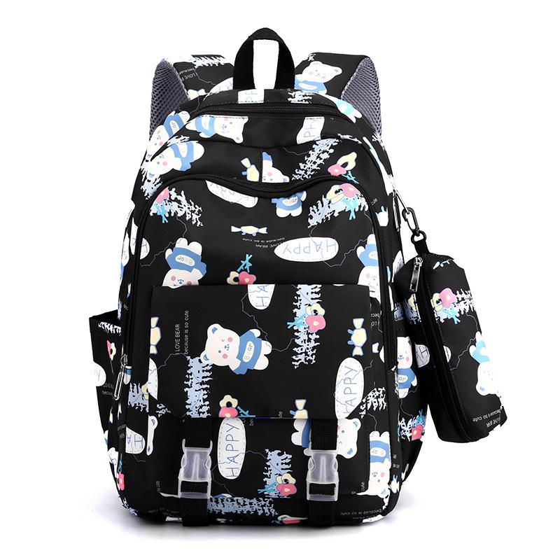 New schoolbag female cute middle and high school students casual versatile backpack simple large capacity backpack чорний
New schoolbag female cute middle and high school students casual versatile backpack simple large capacity backpack чорний