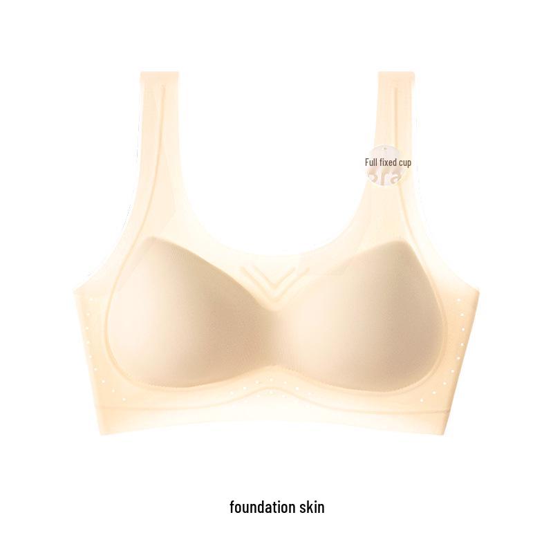 10A Antibacterial Seamless Jelly Strip Bra: Side Support, Anti-Sagging, Minimizes Look for Large Breasts, Ideal Sports Vest for Women M
10A Antibacterial Seamless Jelly Strip Bra: Side Support, Anti-Sagging, Minimizes Look for Large Breasts, Ideal Sports Vest for Women M